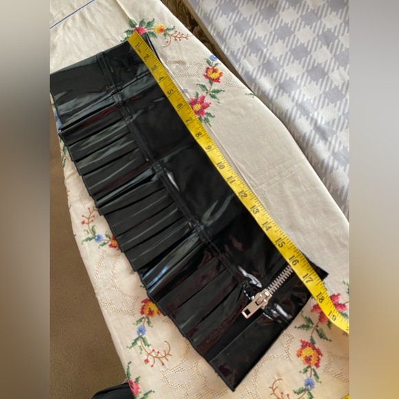 SOLD!!! LIVING DEAD SOULS VINYL MICRO MINI SKIRT - Picture 3 of 6